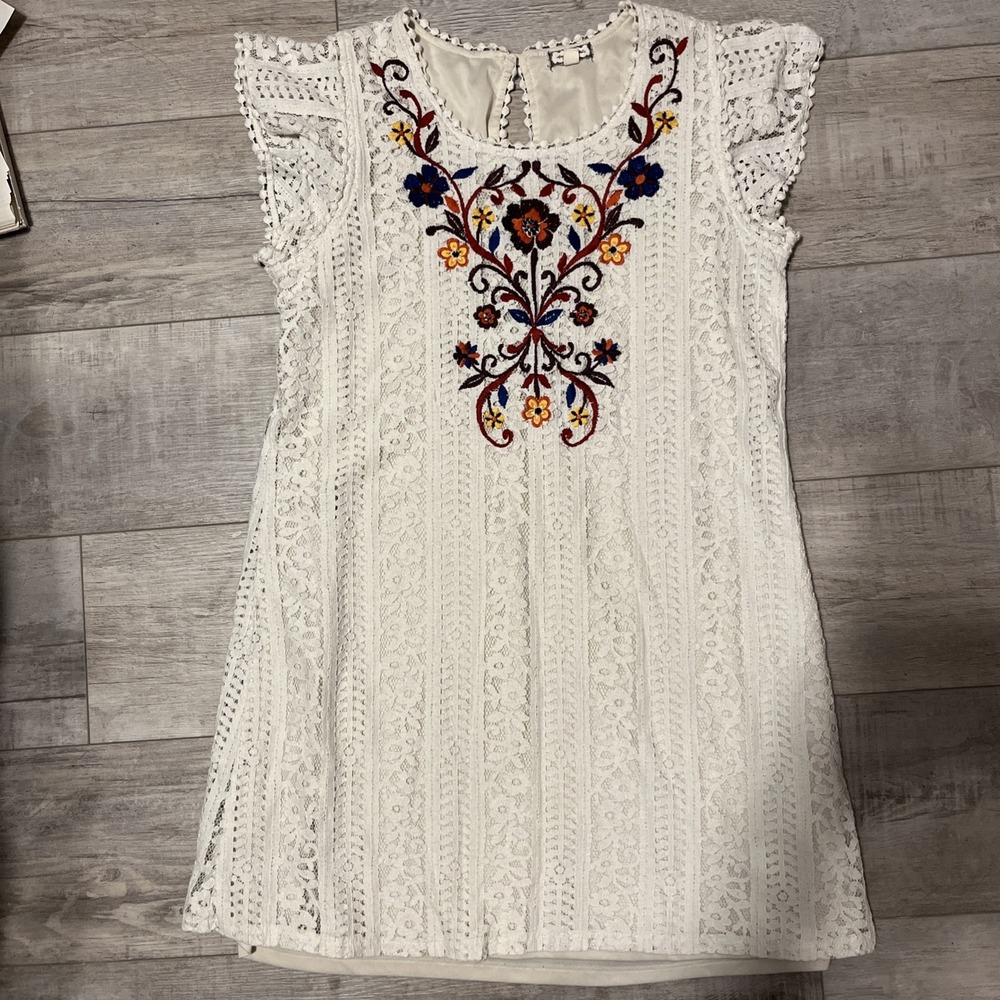 Eyeshadow Lace‎ Embroidered Dress XL